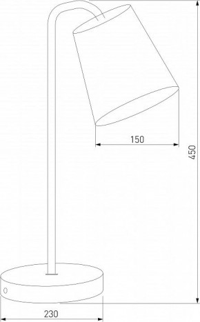 Настольная лампа декоративная Eurosvet Montero 01134/1 белый в Снежинске - snezhinsk.mebel24.online | фото 3