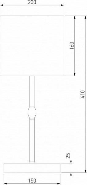 Настольная лампа декоративная Eurosvet Notturno 01162/1 черный в Снежинске - snezhinsk.mebel24.online | фото 4