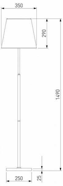 Настольная лампа декоративная Eurosvet Ozark 01156/1 латунь в Снежинске - snezhinsk.mebel24.online | фото 2