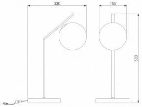 Настольная лампа декоративная Eurosvet Shape 01213/1 хром в Снежинске - snezhinsk.mebel24.online | фото 3