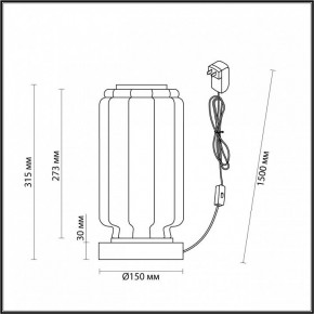 Настольная лампа декоративная Odeon Light Jam 5408/10TL в Снежинске - snezhinsk.mebel24.online | фото 4