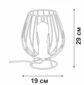 Настольная лампа декоративная Vitaluce V4296 V4296-0/1L в Снежинске - snezhinsk.mebel24.online | фото 3