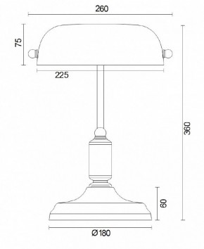 Настольная лампа офисная Maytoni Kiwi Z153-TL-01-BS в Снежинске - snezhinsk.mebel24.online | фото 2