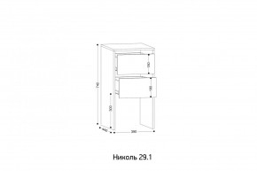 НИКОЛЬ 25 Шкаф 5-ти створчатый в Снежинске - snezhinsk.mebel24.online | фото 7