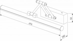 Подсветка для картины Elektrostandard Monza a064137 в Снежинске - snezhinsk.mebel24.online | фото 3