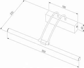 Подсветка для зеркала Elektrostandard Simple a063695 в Снежинске - snezhinsk.mebel24.online | фото 3