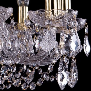 Подвесная люстра Bohemia Ivele Crystal 1402 1402/10/240/G/Leafs в Снежинске - snezhinsk.mebel24.online | фото 3