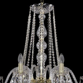 Подвесная люстра Bohemia Ivele Crystal 1402 1402/10/360/G в Снежинске - snezhinsk.mebel24.online | фото 4