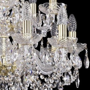 Подвесная люстра Bohemia Ivele Crystal 1402 1402/10+5/195/2d/G в Снежинске - snezhinsk.mebel24.online | фото 2