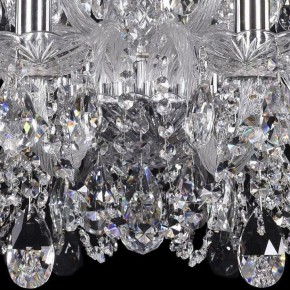 Подвесная люстра Bohemia Ivele Crystal 1402 1402/12+6/240/Ni в Снежинске - snezhinsk.mebel24.online | фото 3