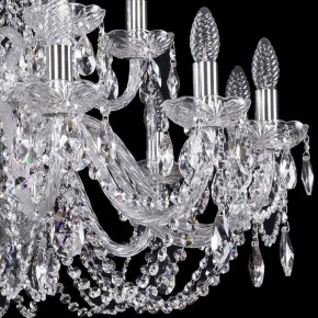 Подвесная люстра Bohemia Ivele Crystal 1402 1402/12+6/300/2d/Ni в Снежинске - snezhinsk.mebel24.online | фото 2