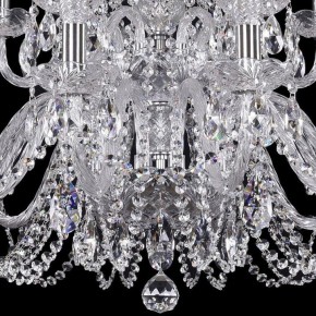Подвесная люстра Bohemia Ivele Crystal 1402 1402/12+6/300/2d/Ni в Снежинске - snezhinsk.mebel24.online | фото 3