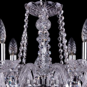 Подвесная люстра Bohemia Ivele Crystal 1402 1402/6/195/Ni в Снежинске - snezhinsk.mebel24.online | фото 5
