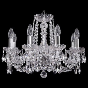 Подвесная люстра Bohemia Ivele Crystal 1402 1402/8/160/Ni в Снежинске - snezhinsk.mebel24.online | фото
