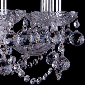 Подвесная люстра Bohemia Ivele Crystal 1402 1402/8/195/Ni/Balls в Снежинске - snezhinsk.mebel24.online | фото 3