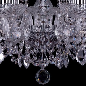 Подвесная люстра Bohemia Ivele Crystal 1402 1402/8/195/Ni/Leafs в Снежинске - snezhinsk.mebel24.online | фото 3