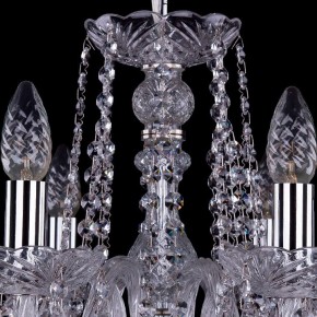 Подвесная люстра Bohemia Ivele Crystal 1402 1402/8/195/Ni/Leafs в Снежинске - snezhinsk.mebel24.online | фото 4