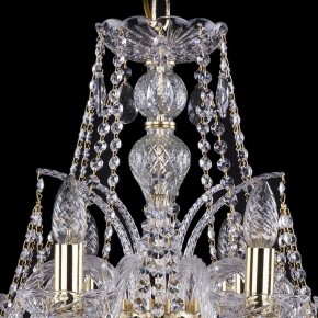Подвесная люстра Bohemia Ivele Crystal 1411 1411/10/240/G в Снежинске - snezhinsk.mebel24.online | фото 4