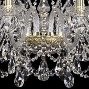 Подвесная люстра Bohemia Ivele Crystal 1411 1411/10/300/G в Снежинске - snezhinsk.mebel24.online | фото 3