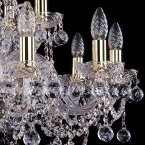 Подвесная люстра Bohemia Ivele Crystal 1411 1411/10+5/240/G/Balls в Снежинске - snezhinsk.mebel24.online | фото 2