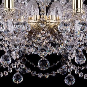 Подвесная люстра Bohemia Ivele Crystal 1411 1411/10+5/240/G/Balls в Снежинске - snezhinsk.mebel24.online | фото 3
