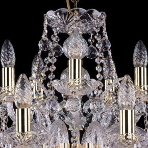 Подвесная люстра Bohemia Ivele Crystal 1411 1411/10+5/240/G/Balls в Снежинске - snezhinsk.mebel24.online | фото 4