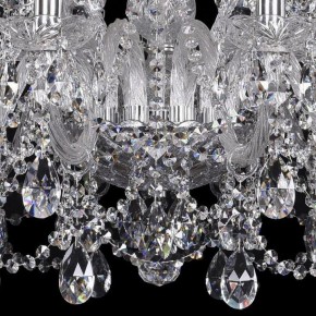 Подвесная люстра Bohemia Ivele Crystal 1411 1411/12+6/300/Ni в Снежинске - snezhinsk.mebel24.online | фото 3