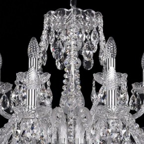 Подвесная люстра Bohemia Ivele Crystal 1411 1411/12+6/300/Ni в Снежинске - snezhinsk.mebel24.online | фото 4