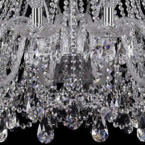 Подвесная люстра Bohemia Ivele Crystal 1411 1411/18/400/h-113/Ni в Снежинске - snezhinsk.mebel24.online | фото 3