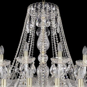 Подвесная люстра Bohemia Ivele Crystal 1411 1411/24+12/460/G в Снежинске - snezhinsk.mebel24.online | фото 4