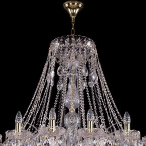 Подвесная люстра Bohemia Ivele Crystal 1411 1411/24/530/G в Снежинске - snezhinsk.mebel24.online | фото 4