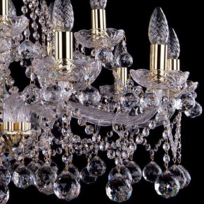 Подвесная люстра Bohemia Ivele Crystal 1413 1413/10+5/300/G/Balls в Снежинске - snezhinsk.mebel24.online | фото 3