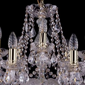 Подвесная люстра Bohemia Ivele Crystal 1413 1413/10+5/300/G/Leafs в Снежинске - snezhinsk.mebel24.online | фото 4
