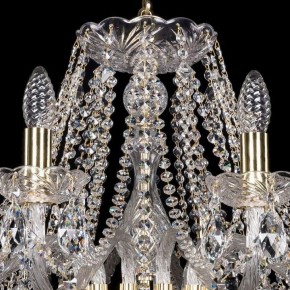 Подвесная люстра Bohemia Ivele Crystal 1413 1413/12/360/G в Снежинске - snezhinsk.mebel24.online | фото 4