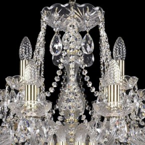 Подвесная люстра Bohemia Ivele Crystal 1413 1413/12+6/300/G в Снежинске - snezhinsk.mebel24.online | фото 4