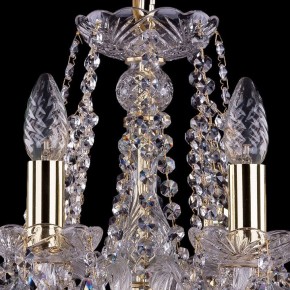 Подвесная люстра Bohemia Ivele Crystal 1413 1413/8/165/G в Снежинске - snezhinsk.mebel24.online | фото 4