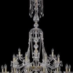 Подвесная люстра Bohemia Ivele Crystal 1415 1415/16+8+4/400/XL-185/2d/G в Снежинске - snezhinsk.mebel24.online | фото 4