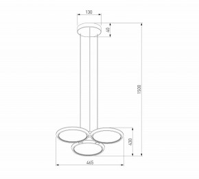 Подвесная люстра Eurosvet Crespella 90034/3 золото в Снежинске - snezhinsk.mebel24.online | фото 5