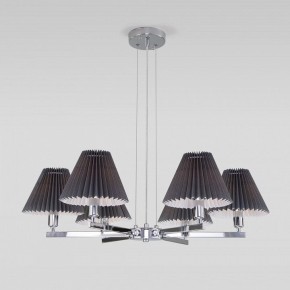 Подвесная люстра Eurosvet Peony 60136/6 хром/графит в Снежинске - snezhinsk.mebel24.online | фото 2