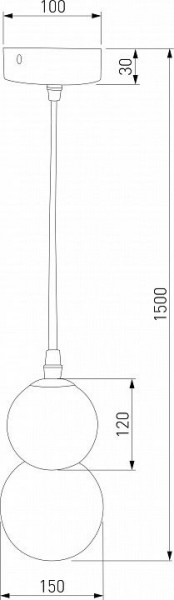 Подвесная люстра Eurosvet Polar 50251/1 LED белый в Снежинске - snezhinsk.mebel24.online | фото 3