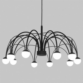 Подвесная люстра Eurosvet Ragno 90034/10 LED черный в Снежинске - snezhinsk.mebel24.online | фото