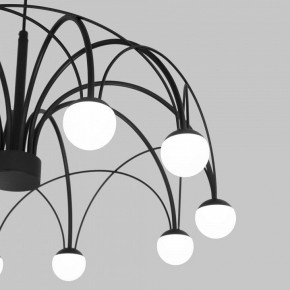 Подвесная люстра Eurosvet Ragno 90034/10 LED черный в Снежинске - snezhinsk.mebel24.online | фото 6