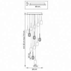 Подвесная люстра Lightstar Acrile 738131 в Снежинске - snezhinsk.mebel24.online | фото 7