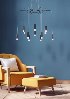 Подвесная люстра Maytoni Davida MOD035PL-12B в Снежинске - snezhinsk.mebel24.online | фото 4