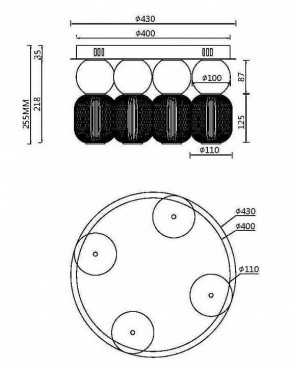 Подвесная люстра Maytoni Drop MOD273CL-L60CH3K в Снежинске - snezhinsk.mebel24.online | фото 3