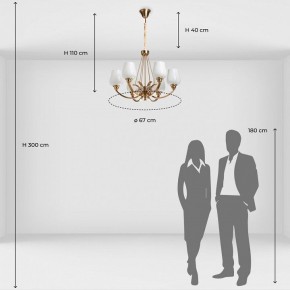 Подвесная люстра MW-Light Палермо 27 386017706 в Снежинске - snezhinsk.mebel24.online | фото 8