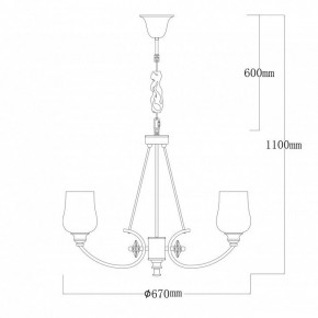 Подвесная люстра MW-Light Палермо 27 386017706 в Снежинске - snezhinsk.mebel24.online | фото 9