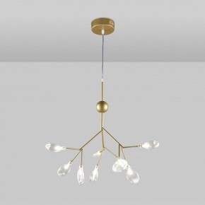 Подвесная люстра Natali Kovaltseva GRACE ll GRACE 75554/9С GOLD SATIN в Снежинске - snezhinsk.mebel24.online | фото 3