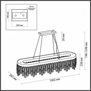 Подвесная люстра Odeon Light Dakisa 4986/12 в Снежинске - snezhinsk.mebel24.online | фото 6