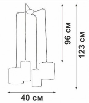 Подвесная люстра Vitaluce V3089 V3089-0/4S в Снежинске - snezhinsk.mebel24.online | фото 5
